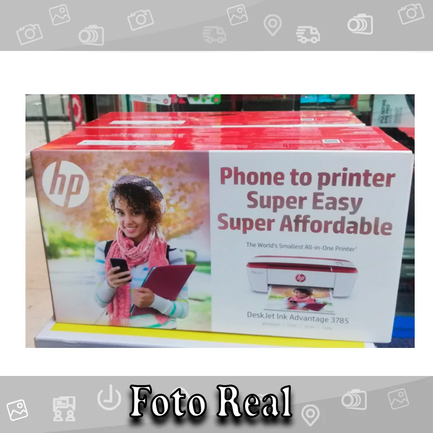 impresora HP 3785 multifuncional WIFI blanco con rojo – Alies Cooper