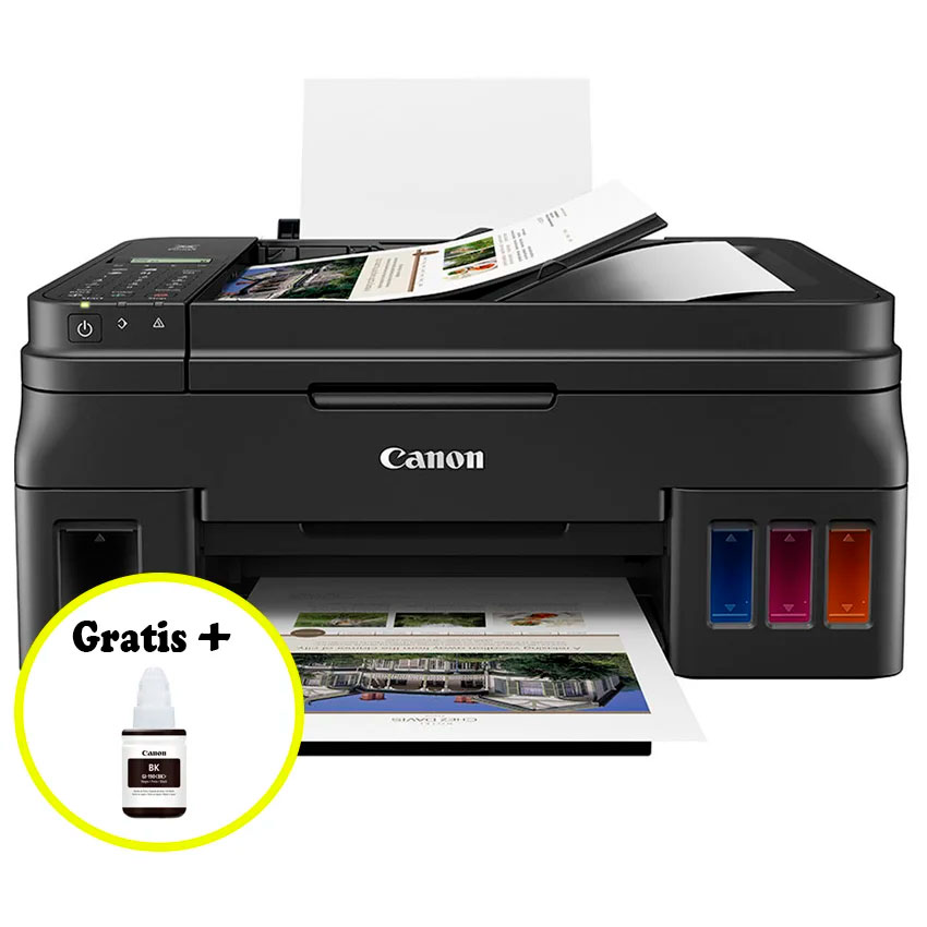 impresora canon G4111 multifuncional sistema continuo ADF – Negro – Alies  Cooper