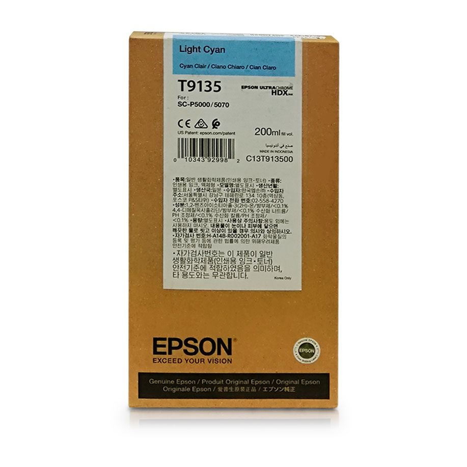 Tinta Epson T9135 Light Cyan – Alies Cooper