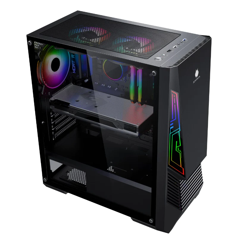 ALIESCOOPER- CASE GAMER ANTRYX XTREME NC-257, FAN RGB, TAPA LATERAL VIDRIO, FUENTE 500W - 4