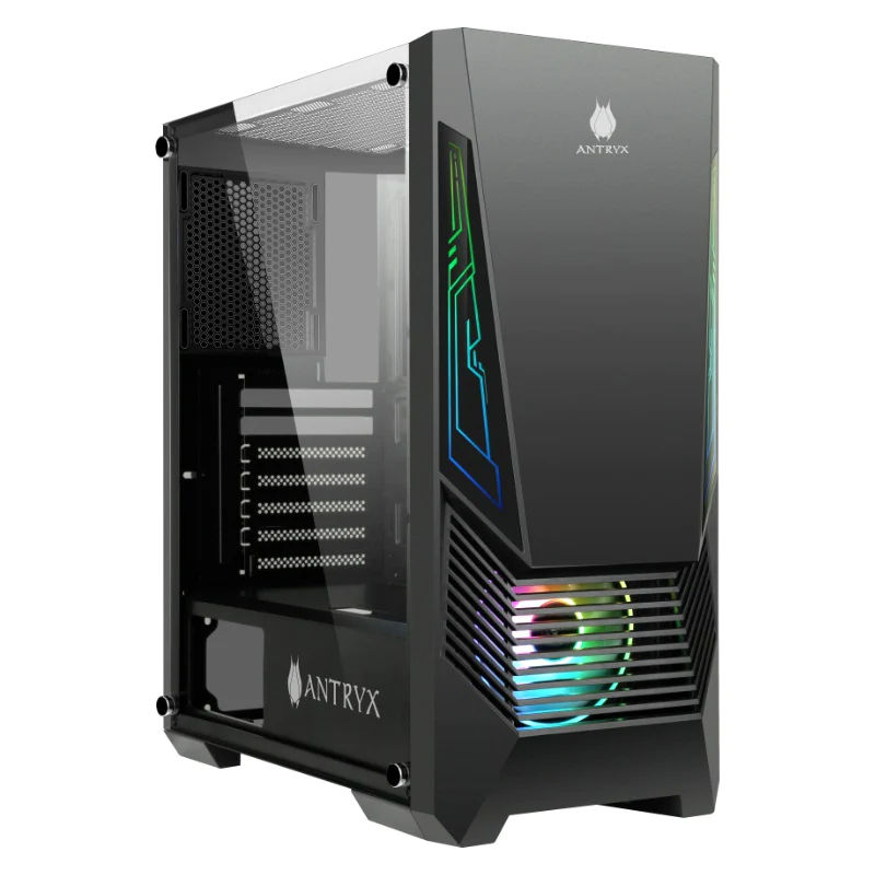 ALIESCOOPER- CASE GAMER ANTRYX XTREME NC-257, FAN RGB, TAPA LATERAL VIDRIO, FUENTE 500W - 7